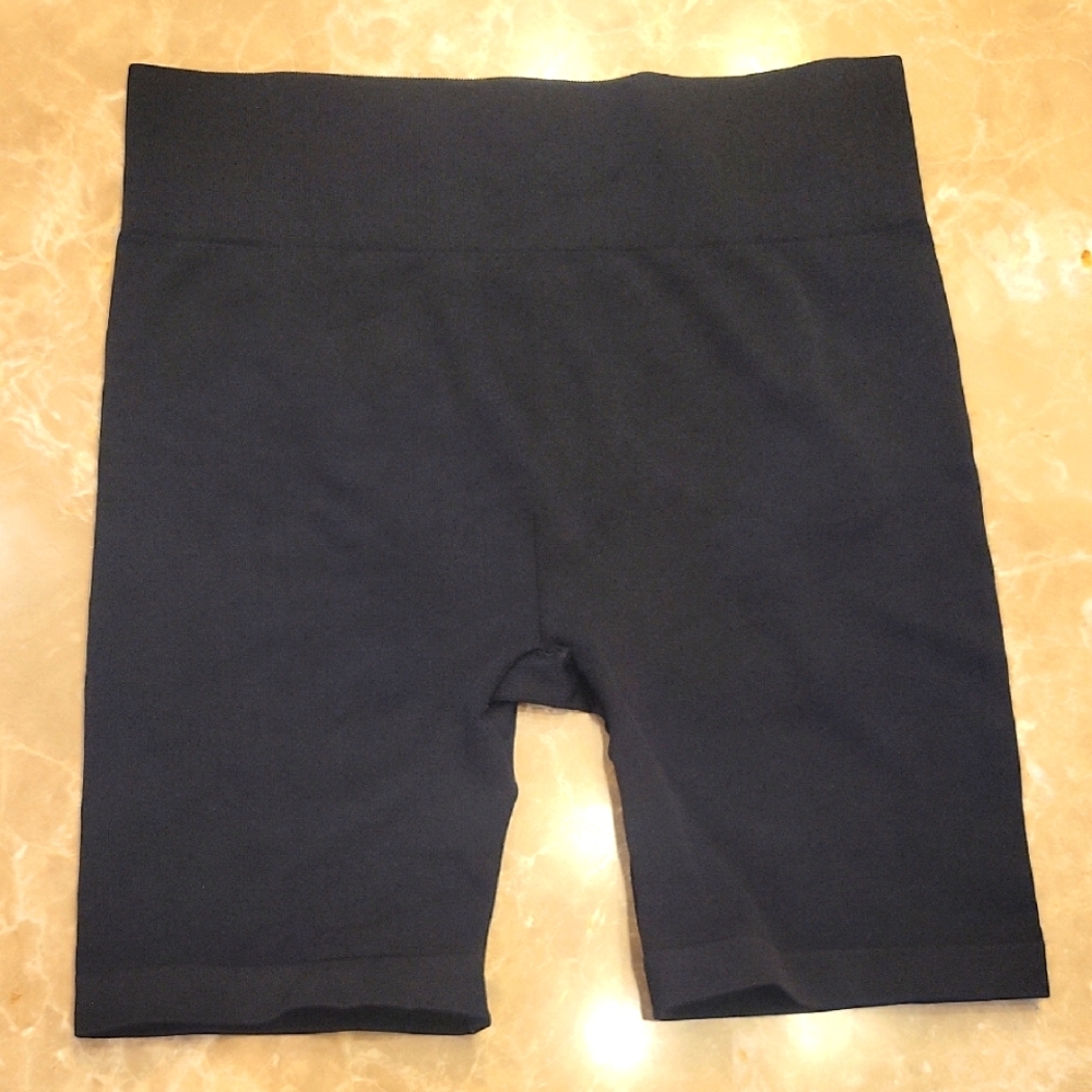 Black Shapewear Shorts, M/L